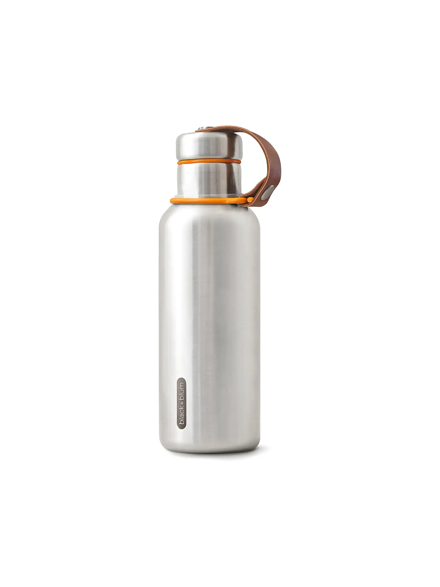 BLACK+BLUM | Isolierflasche 0,5l Olive / Edelstahl | orange